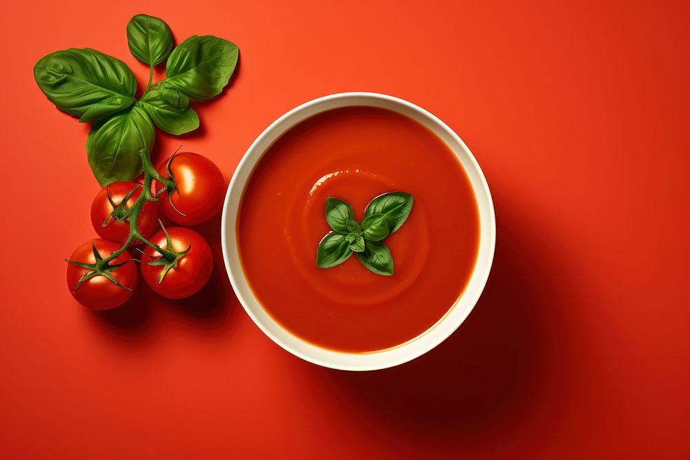 Delicious tomato soup vegetable plant food. AI generated Image by rawpixel.