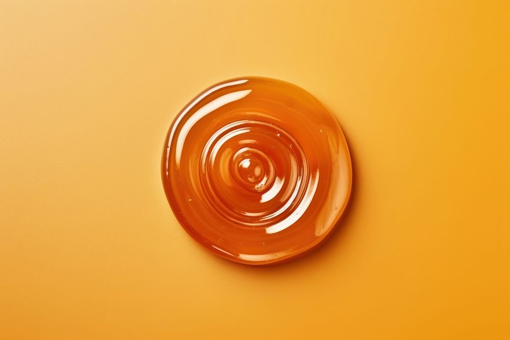 Caramel candy concentric simplicity pattern. AI generated Image by rawpixel.