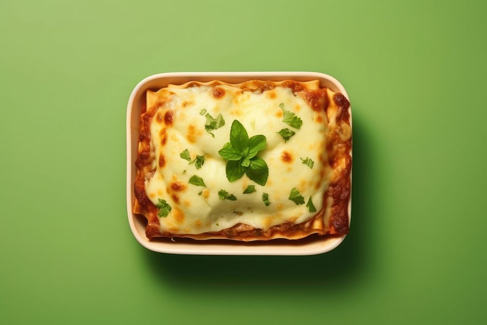 Delicious lasagna pizza food vegetable. AI generated Image by rawpixel.