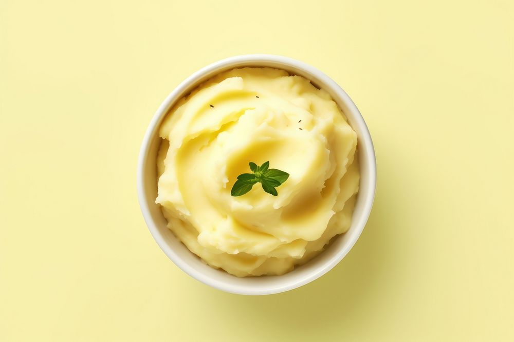 Delicious mashed potato dessert cream food. AI generated Image by rawpixel.
