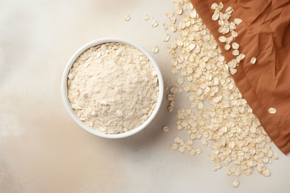 Delicious oatmeal breakfast powder food. AI generated Image by rawpixel.