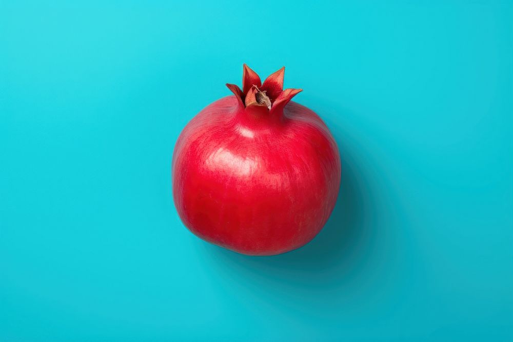 Pomegranate fruit apple plant. AI generated Image by rawpixel.