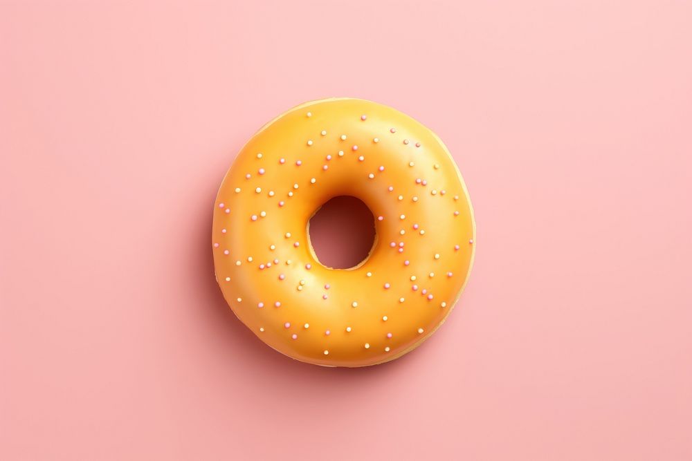 Doughnut bagel food confectionery. AI generated Image by rawpixel.