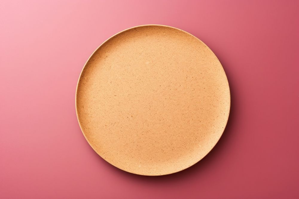 Empty a cork plate simplicity porcelain cosmetics. AI generated Image by rawpixel.