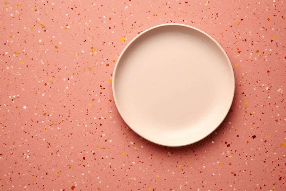 A plate pattern tableware porcelain. AI generated Image by rawpixel.