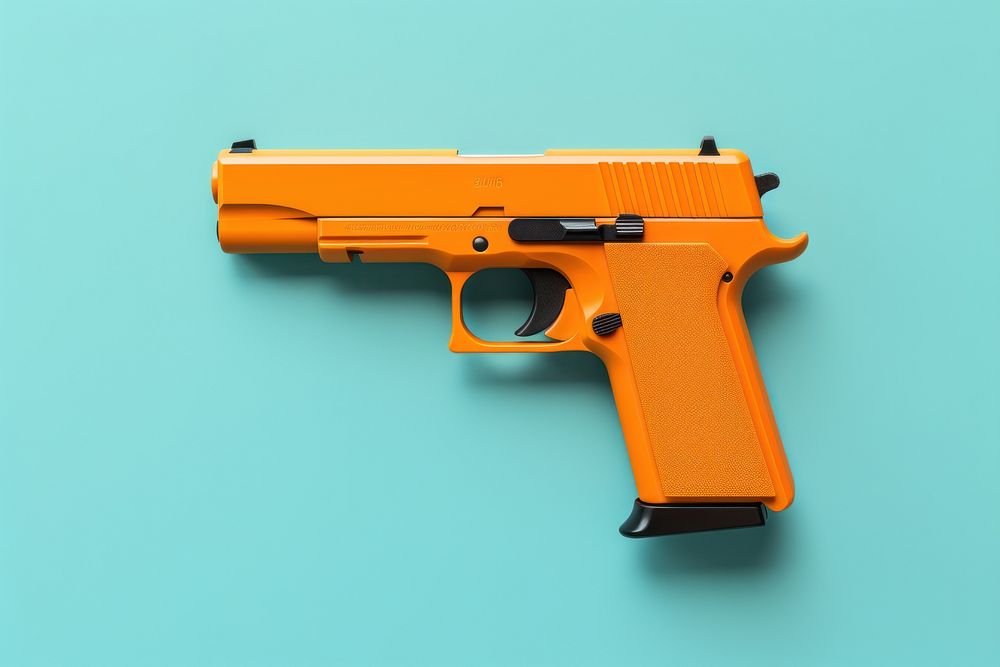 Gun handgun weapon aggression. AI generated Image by rawpixel.