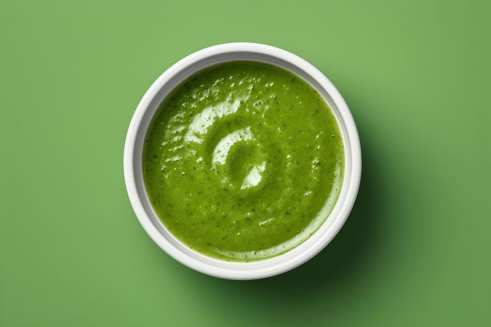 Green Thai Seafood Sauce green dish smoothie. AI generated Image by rawpixel.