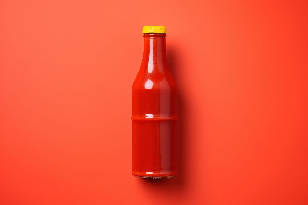 Hot sauce bottle refreshment container drinkware. AI generated Image by rawpixel.