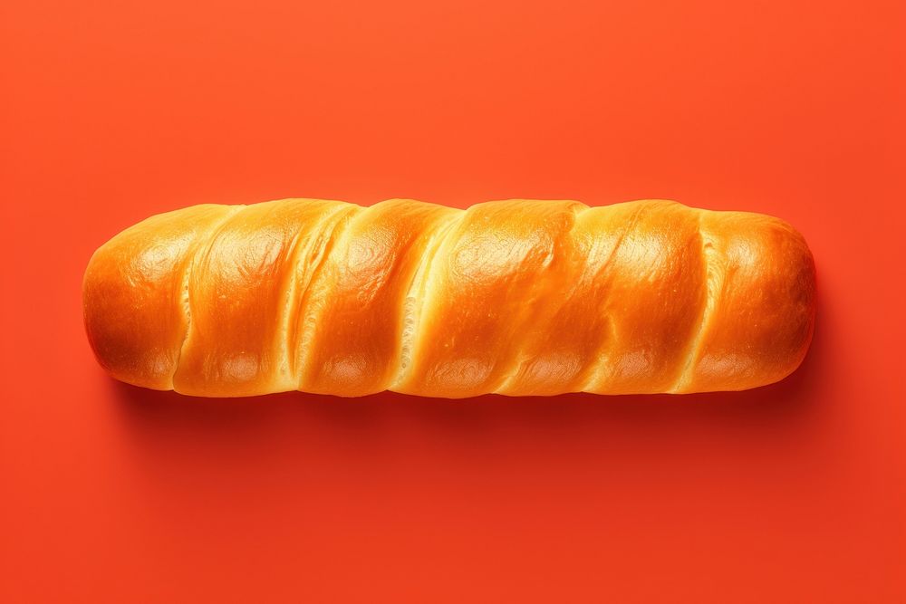 Jam Roll baguette bread food. AI generated Image by rawpixel.