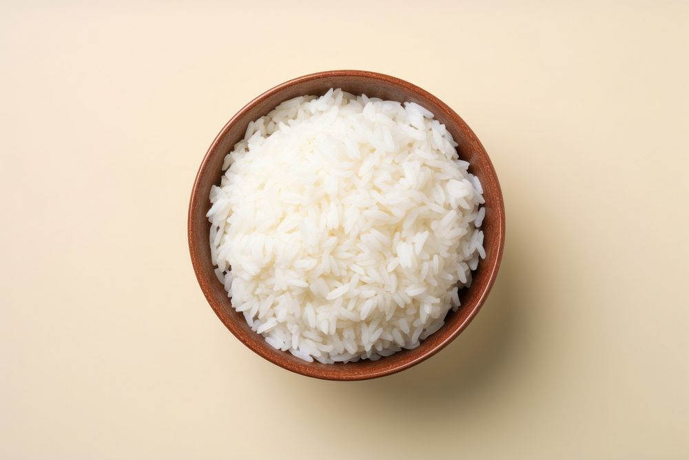 Rice bowl food ingredient freshness. AI generated Image by rawpixel.