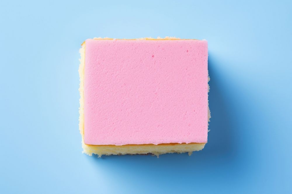 Sponge cake freshness rectangle dessert. AI generated Image by rawpixel.