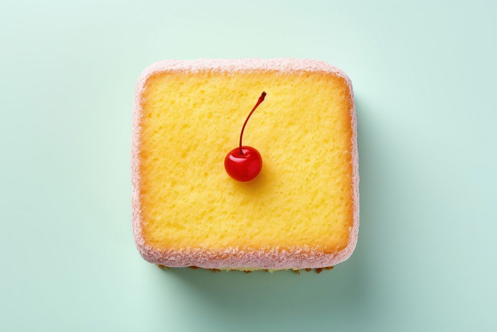 Sponge cake dessert fruit food. AI generated Image by rawpixel.