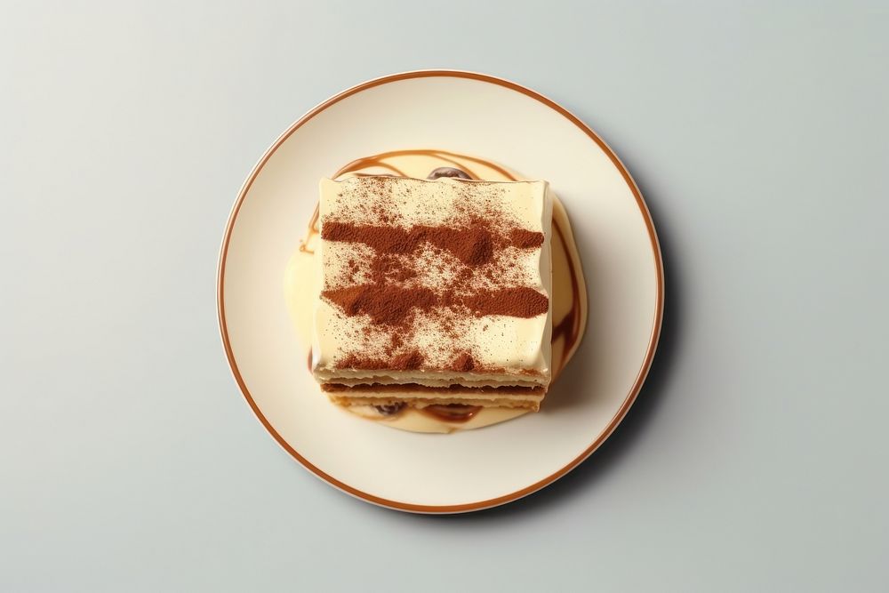 Tiramisu tiramisu dessert bread. AI generated Image by rawpixel.