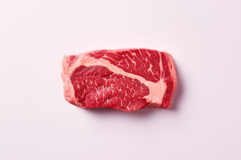 Wagyu beef steak meat food. AI generated Image by rawpixel.
