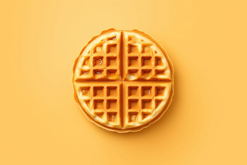 Waffle waffle food ammunition. AI generated Image by rawpixel.