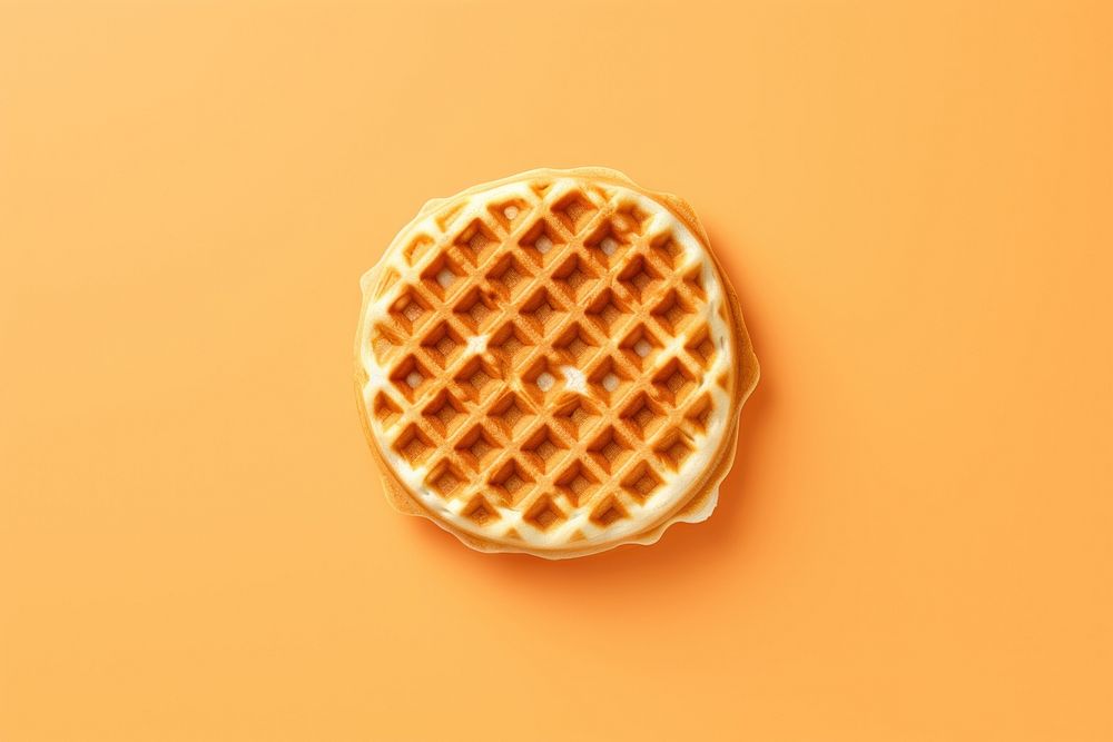 Waffle food confectionery accessories. AI generated Image by rawpixel.