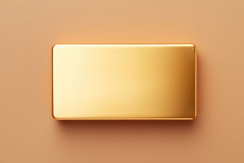 Gold bar simplicity technology rectangle. AI generated Image by rawpixel.