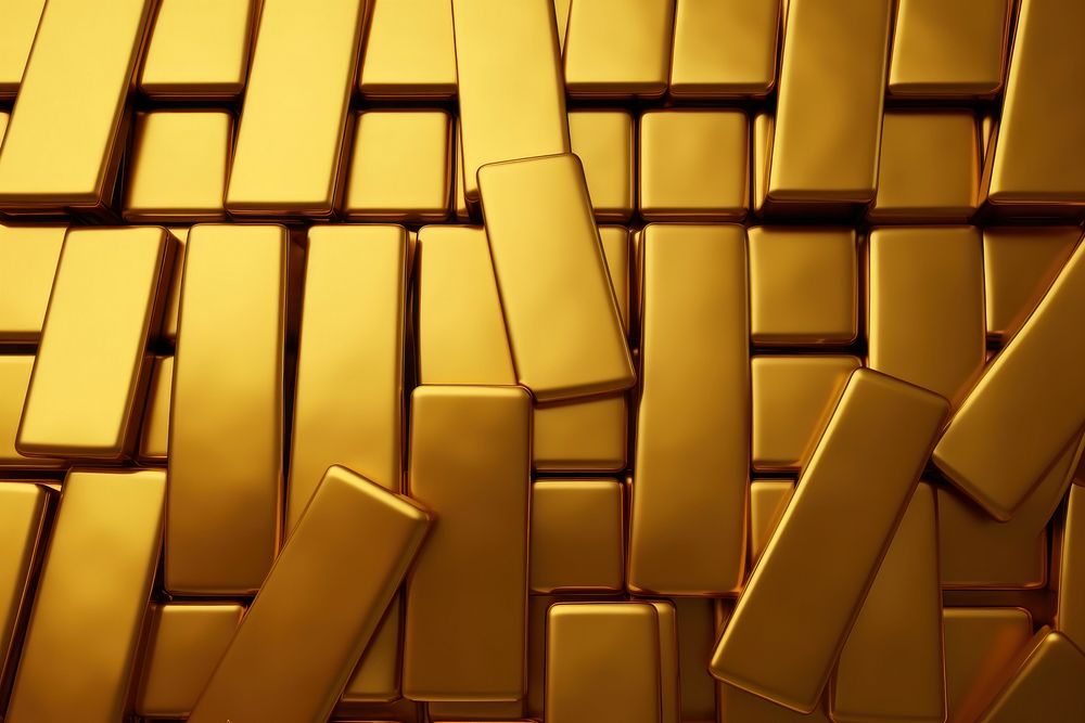 Gold bars backgrounds abundance treasure. AI generated Image by rawpixel.