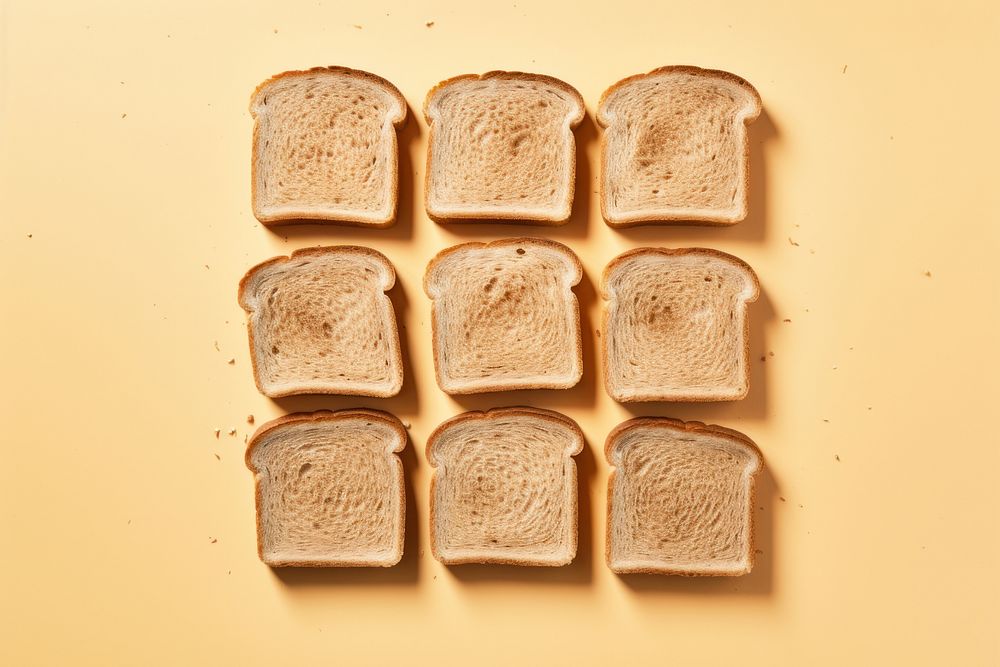 Whole wheat toasted bread food freshness dessert. AI generated Image by rawpixel.