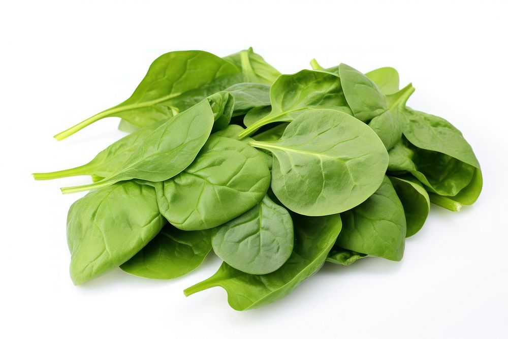 Green spinach leaves vegetable plant food. AI generated Image by rawpixel.