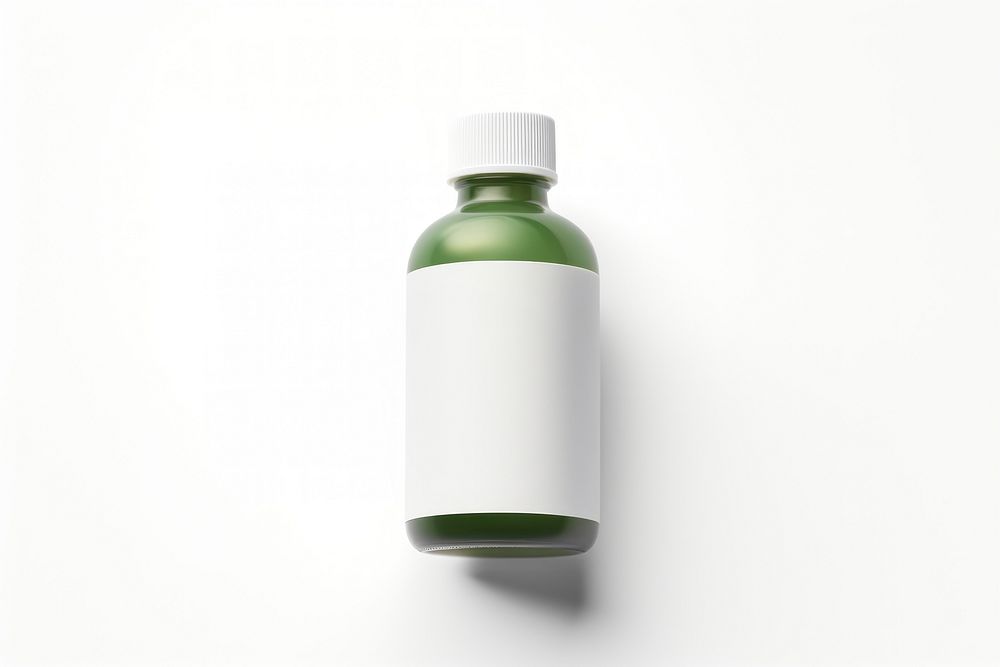 Bottle white background refreshment container. AI generated Image by rawpixel.