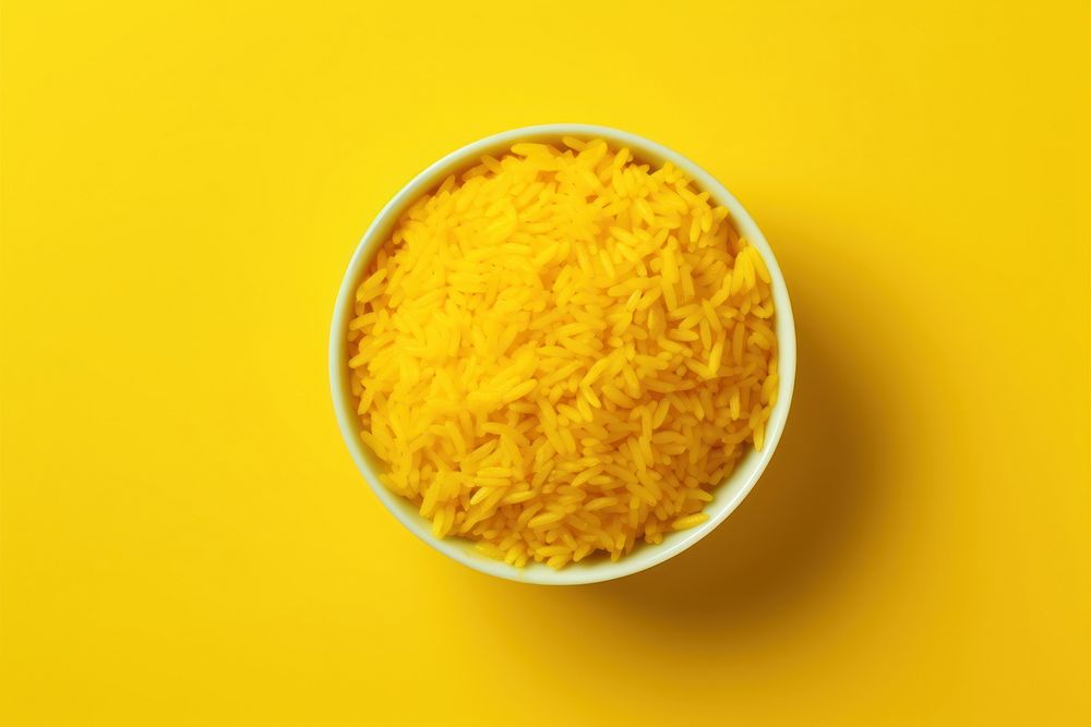 Curry rice yellow freshness food. AI generated Image by rawpixel.