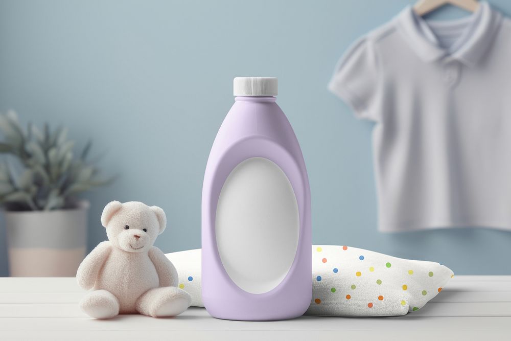 Baby laundry soap bottle