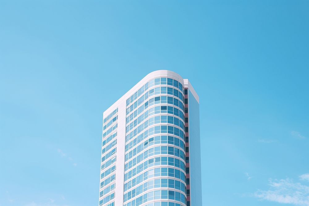 Modern architecture sky building outdoors. AI generated Image by rawpixel.