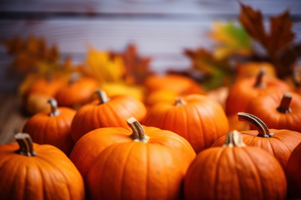 Thanksgiving and Autumn decoration pumpkin backgrounds vegetable. AI generated Image by rawpixel.