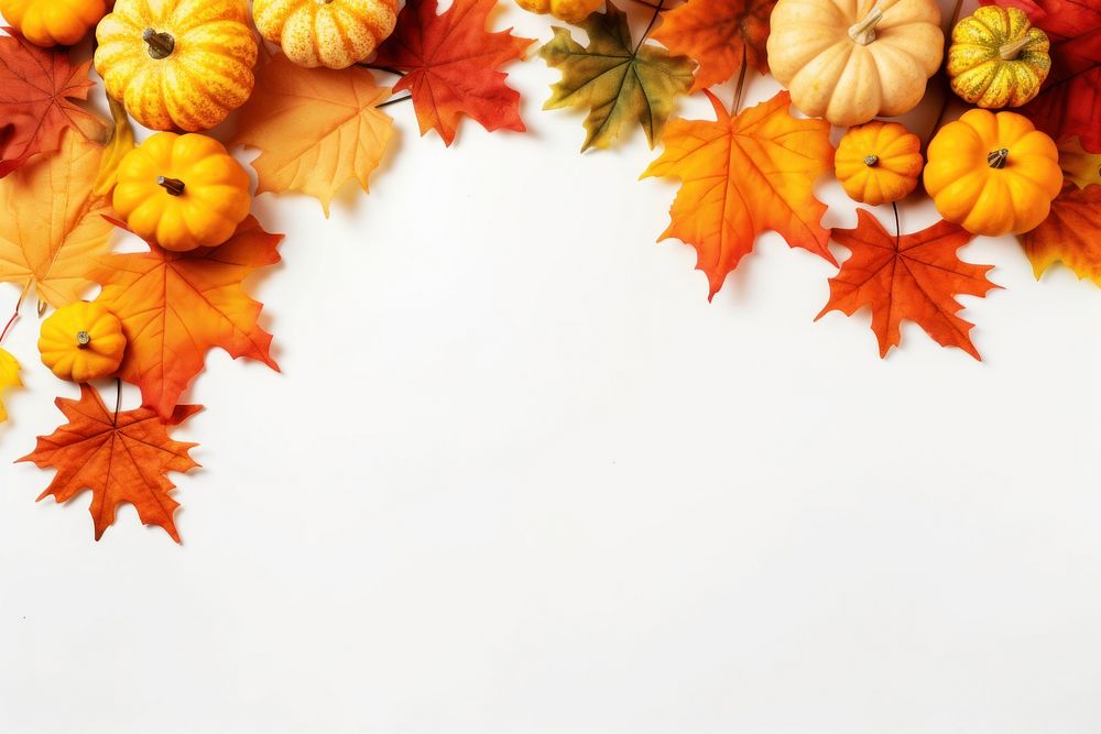 Thanksgiving and Autumn decoration backgrounds pumpkin autumn. AI generated Image by rawpixel.
