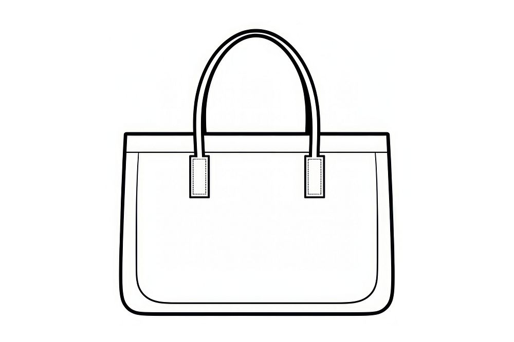 Tote bag handbag purse line. AI generated Image by rawpixel.