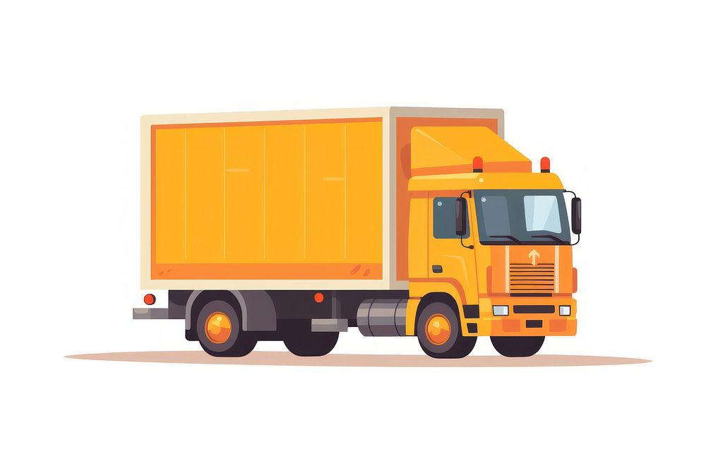 Truck vehicle transportation semi-truck. AI generated Image by rawpixel.