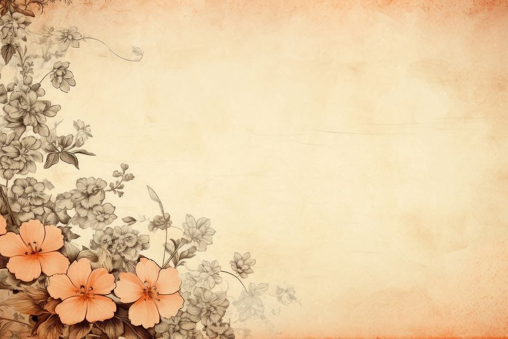 Vintage background backgrounds pattern flower. AI generated Image by rawpixel.
