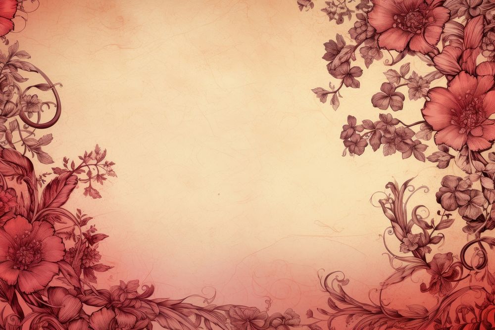 Vintage background backgrounds pattern flower. AI generated Image by rawpixel.