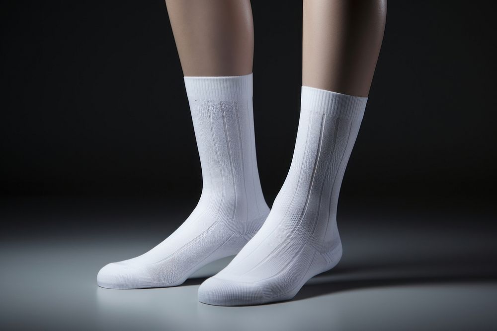 White sock pantyhose footwear elegance. AI generated Image by rawpixel.