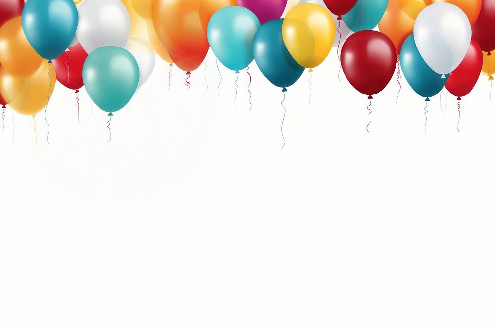 Balloons celebration anniversary backgrounds. AI generated Image by rawpixel.