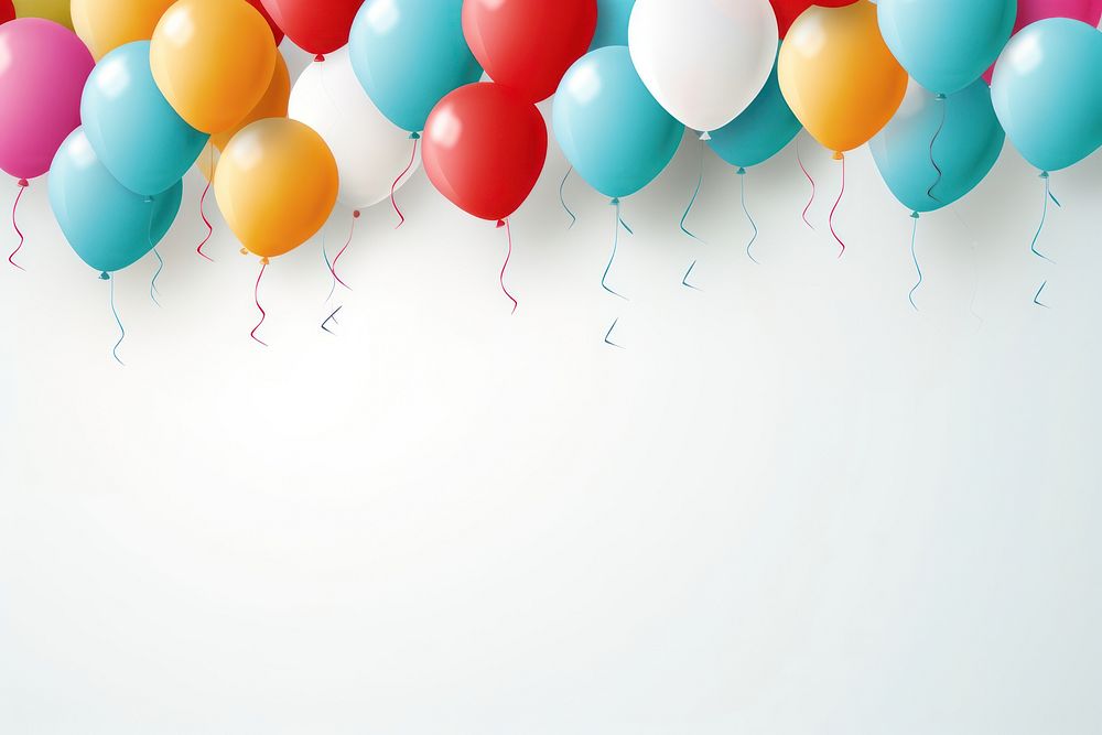 Balloons anniversary celebration backgrounds. AI generated Image by rawpixel.