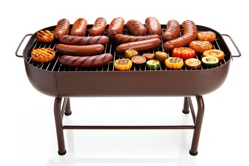 Barbecue grill grilling meat food. AI generated Image by rawpixel.