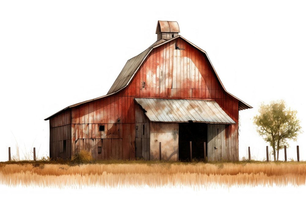 Barn barn architecture building. AI generated Image by rawpixel.