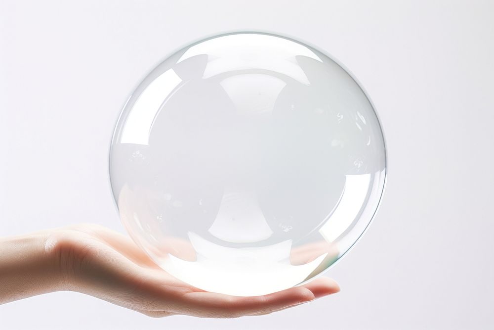 Bubble sphere transparent simplicity. AI generated Image by rawpixel.