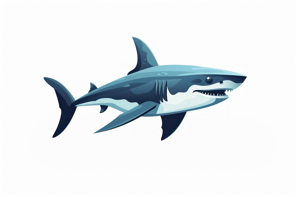 Shark animal shark marine. AI generated Image by rawpixel.