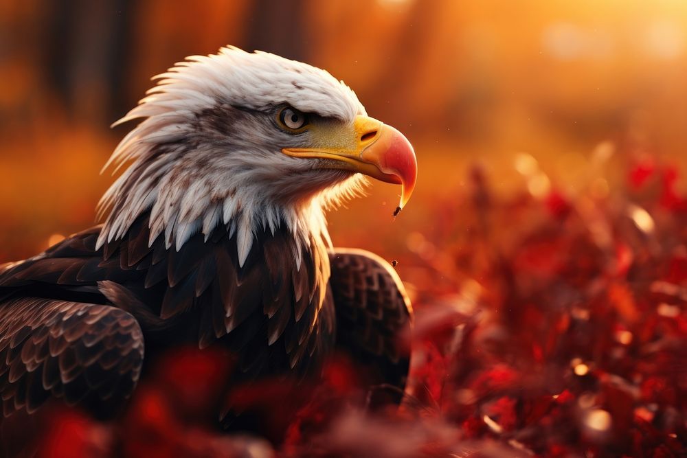 Bald Eagle animal eagle bird. AI generated Image by rawpixel.