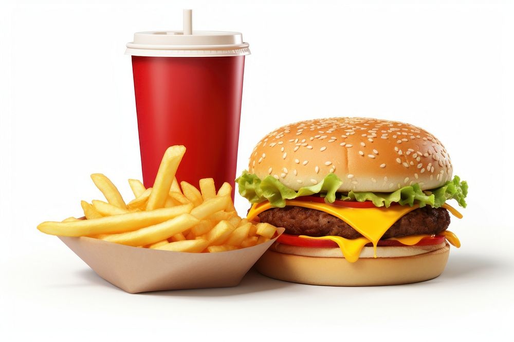 Fast food ketchup meal refreshment. AI generated Image by rawpixel.