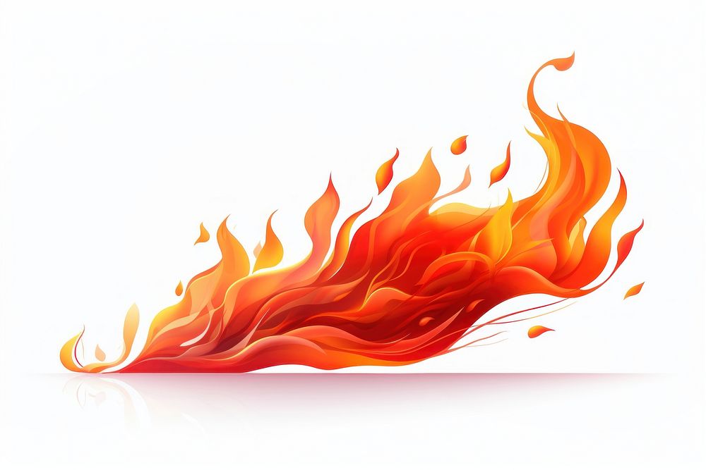 Fire flame abstract glowing burning. AI generated Image by rawpixel.