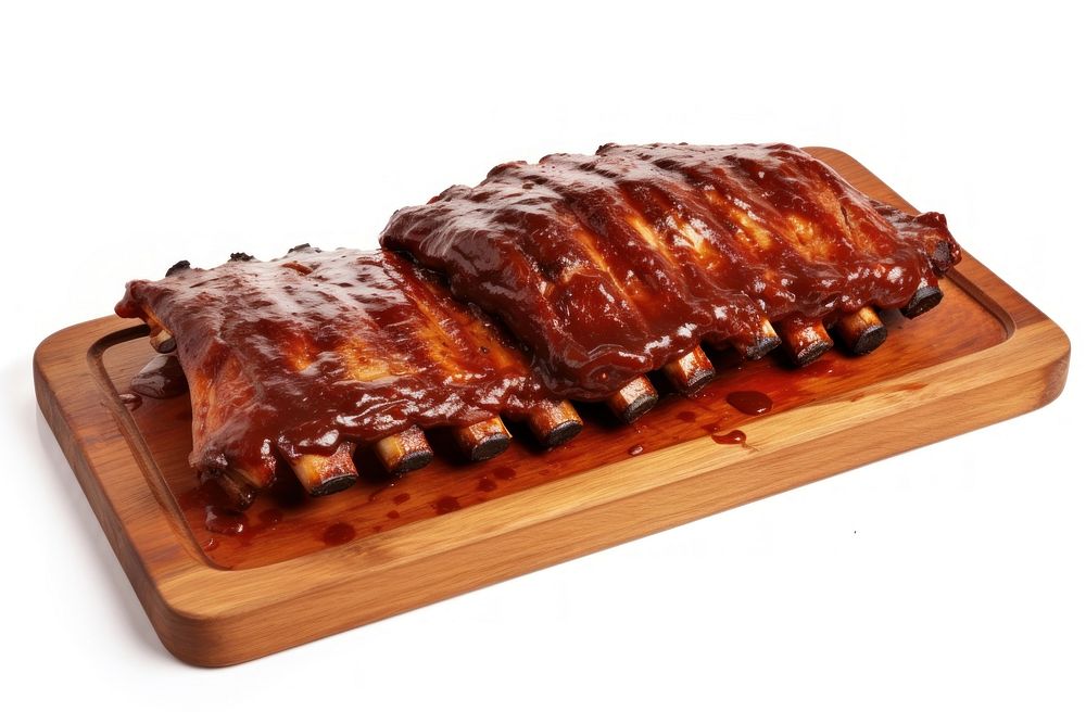 Grilled and smoked ribs grilling grilled meat. AI generated Image by rawpixel.