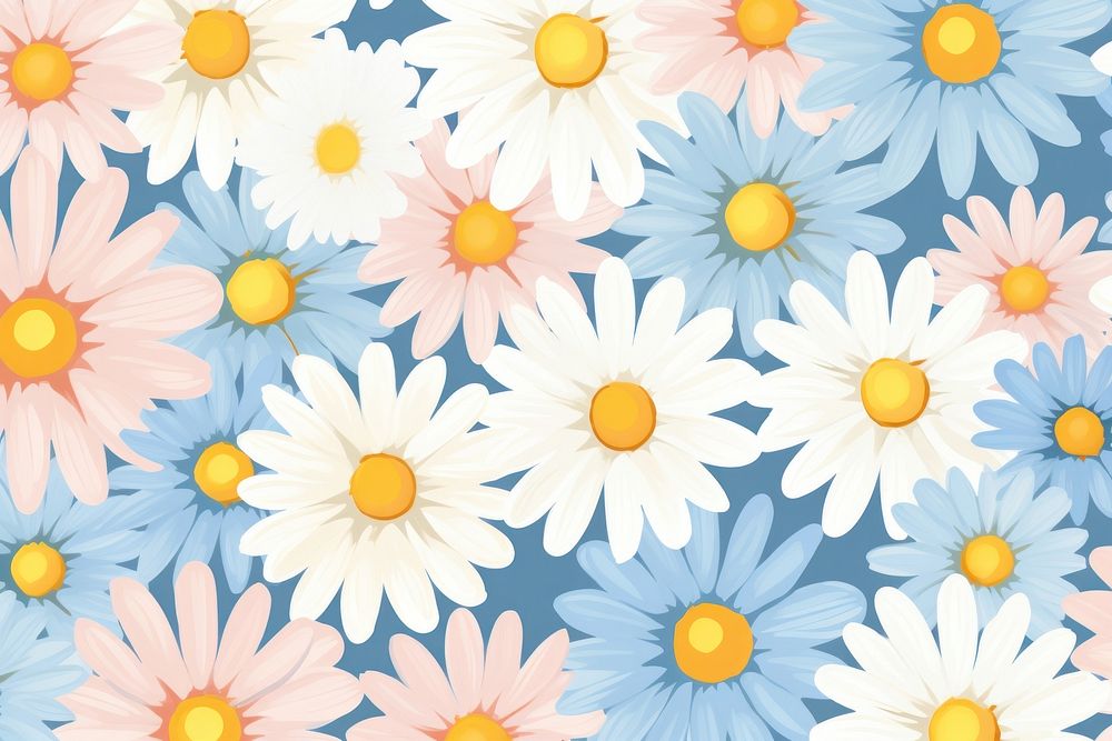 Daisy pattern backgrounds flower. 