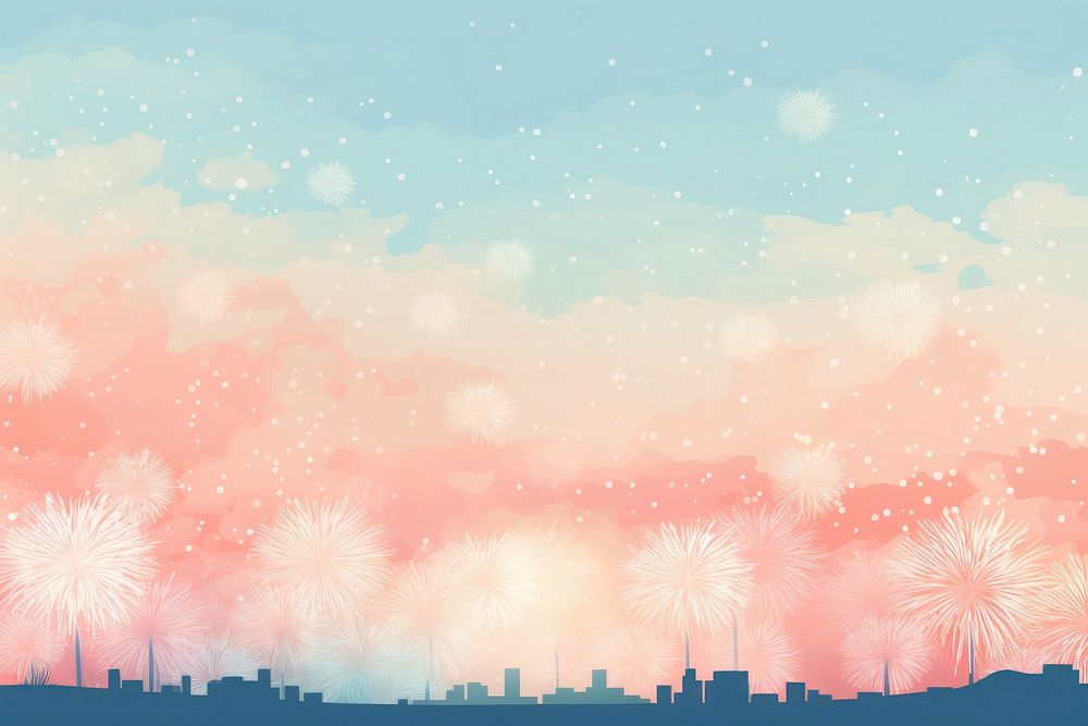 Firework fireworks sky architecture. AI generated Image by rawpixel.