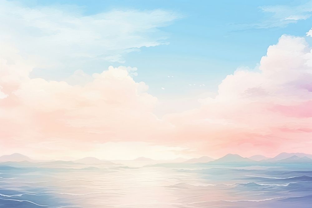 Sea backgrounds landscape outdoors. AI generated Image by rawpixel.