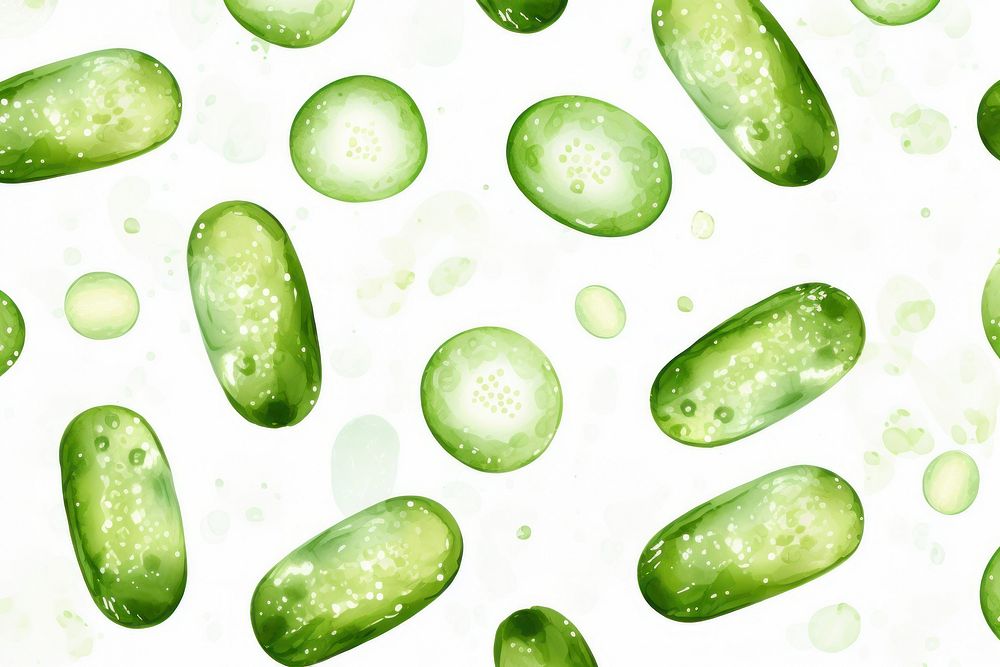 Cucumber backgrounds vegetable pattern. AI generated Image by rawpixel.