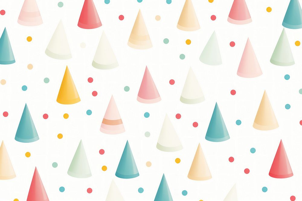 Party hat backgrounds pattern celebration. AI generated Image by rawpixel.
